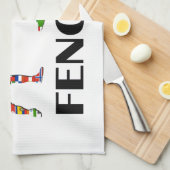 囲うこと キッチンタオル (四つ折り)