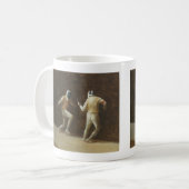 囲うこと コーヒーマグカップ (正面左)