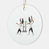 囲うこと セラミックオーナメント (左)