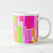 囲まれたストライプ ジャンボコーヒーマグカップ (右)