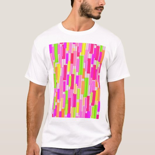 囲まれたストライプ Tシャツ (正面)