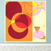 囲まれたゼロ キャンバスプリント (インサイチュ (ウッドフロア))