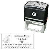 囲まれた日付 – ファームウズワイルエッグカートン セルフインキングスタンプ (インサイチュ)