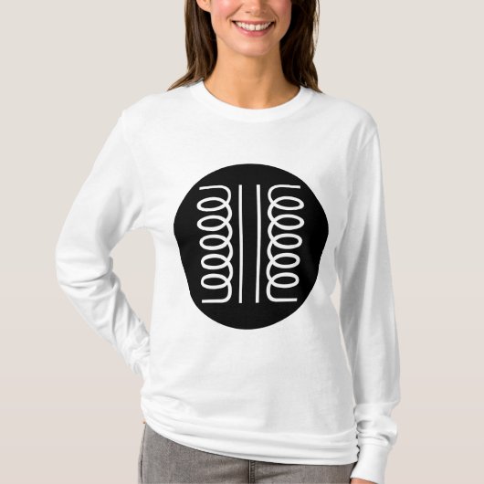 囲まれた記号 - トランスフォーマー Tシャツ (正面)