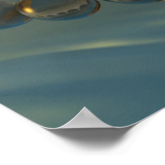 囲まれた ポスター (角)