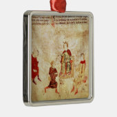 囲まれる彼の王位のアーサー王 メタルオーナメント (右)