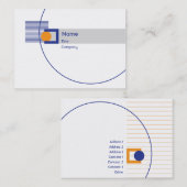 囲まれる-ぽっちゃりした 名刺 (正面/裏面)