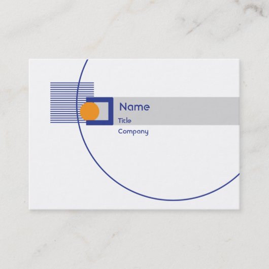 囲まれる-ぽっちゃりした 名刺 (正面)