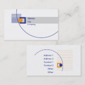 囲まれる-ビジネス 名刺 (正面/裏面)