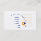 囲まれる-ビジネス 名刺 (裏面)