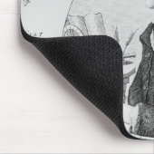 囲まれるEbenezer Siblyのポートレート マウスパッド (コーナー)