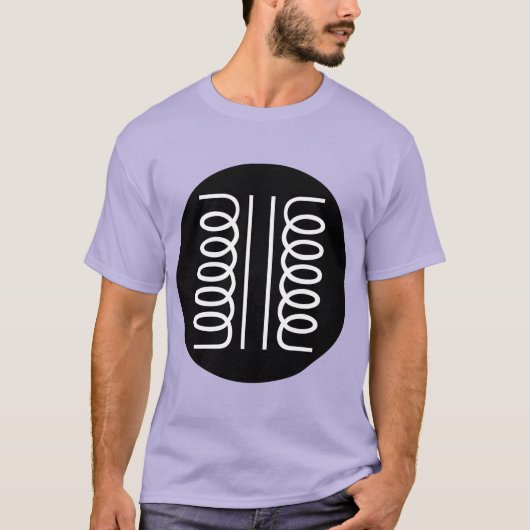 囲みトランス記号 Tシャツ (正面)