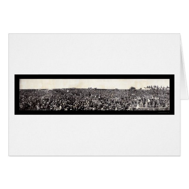 囲む焼跡の大地主の写真1907年 (正面横)