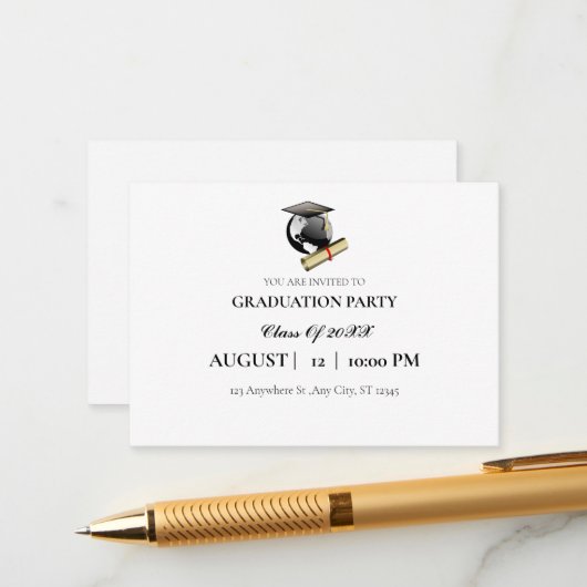 囲シンプルい エンクロージャーカード (正面/裏面インサイチュ)