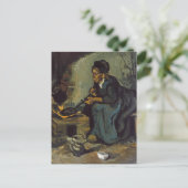 囲炉の女 ポストカード (スタンド正面)