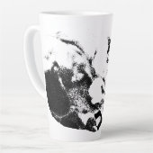 囲炉裏での秋の休戦 カフェラテマグ (左アングル)