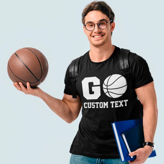囲碁お気に入りのバスケットボールカスタム選手 Tシャツ