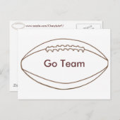 囲碁チームカスタムサッカーの概要はがき ポストカード (正面/裏面)