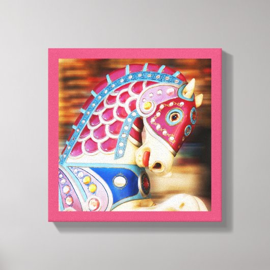 囲碁メリー馬8系 キャンバスプリント (正面)