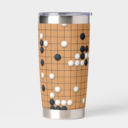 囲碁 保温保冷タンブラー (左面)