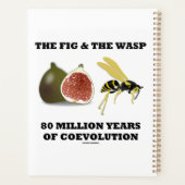 図とWaspの8000万年の共進化 プランナー手帳 (裏面)