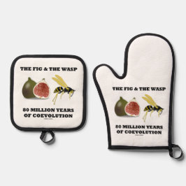 図とWaspの8000万年の共進化 鍋つかみ&鍋敷きセット