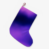 図ぼやけモダン図形カラフル抽象芸術 スモールクリスマスストッキング (正面 (吊り時))
