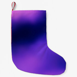 図ぼやけモダン図形カラフル抽象芸術 スモールクリスマスストッキング