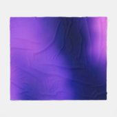 図ぼやけモダン図形カラフル抽象芸術 フリースブランケット (正面(横))