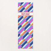 図やる気を起こさせる様付き女画 ヨガマット (正面)