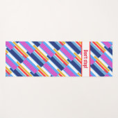 図やる気を起こさせる様付き女画 ヨガマット (正面(横))