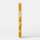 図オーガニック形うぶな人パターン抽象芸術水色  Case-Mate iPhoneケース (裏面 / 右)