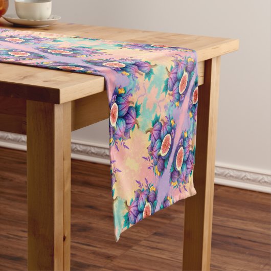 図カラフル形 ショートテーブルランナー (インサイチュ)