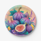 図カラフル形 ペーパープレート (正面)