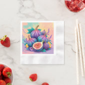 図カラフル形 縁ありカクテルナプキン (インサイチュ)