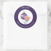 図ジャムラベル ラウンドシール (バッグ)