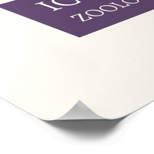 図像学 – 動物学姿 ポスター (角)