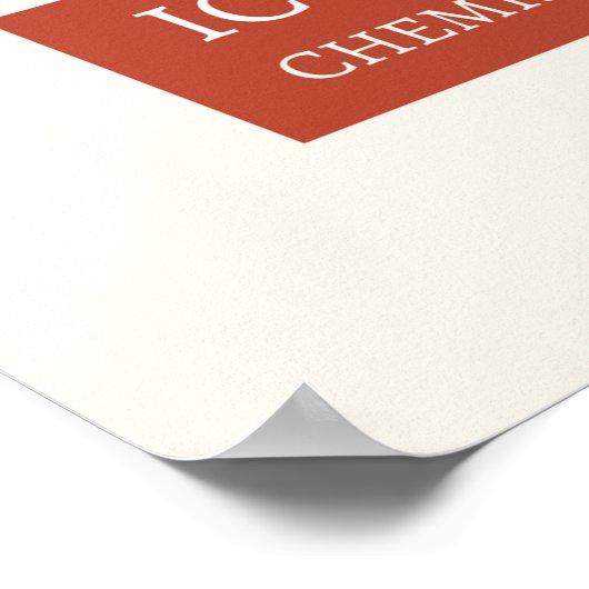 図像学 – 化学 ポスター (角)