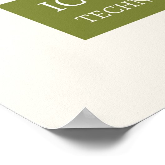 図像学 – 技術 ポスター (角)