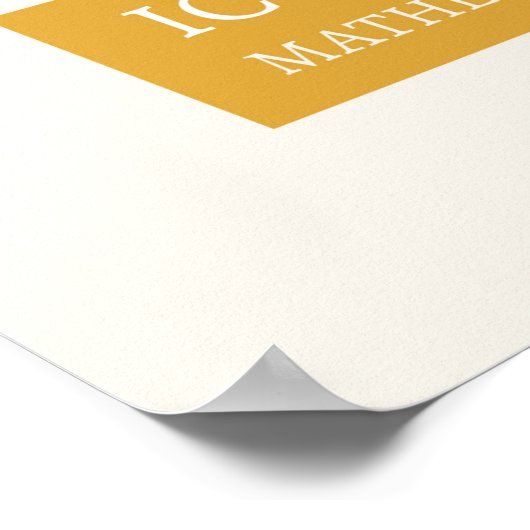 図像学 – 数学 ポスター (角)