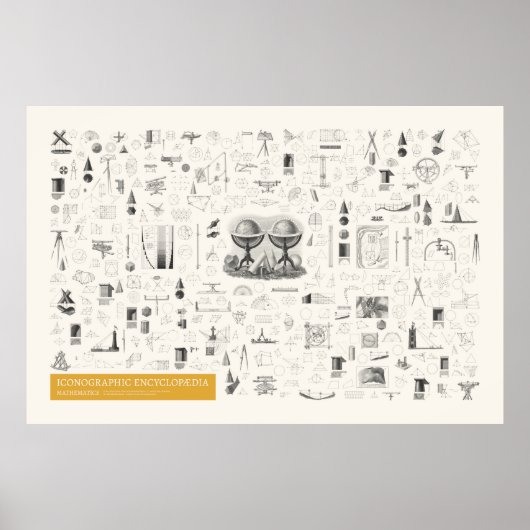 図像学 – 数学 ポスター (正面)