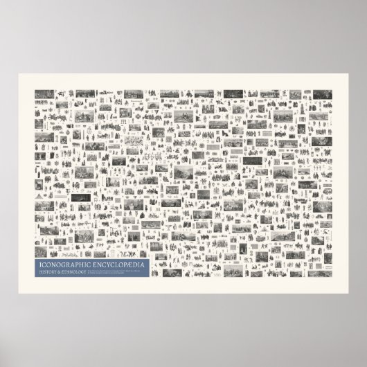 図像学 – 歴史・民族学姿 ポスター (正面)