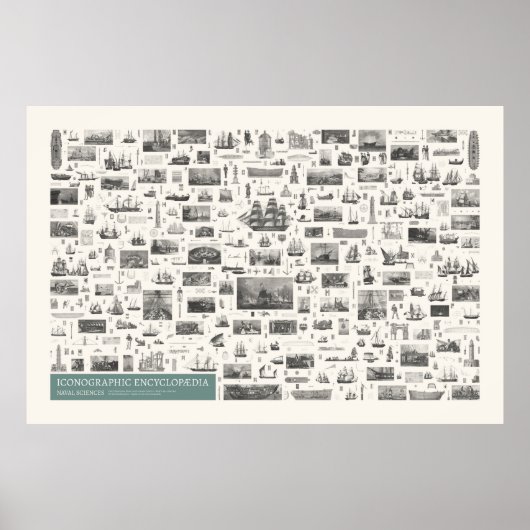 図像学 – 海軍科学姿 ポスター (正面)