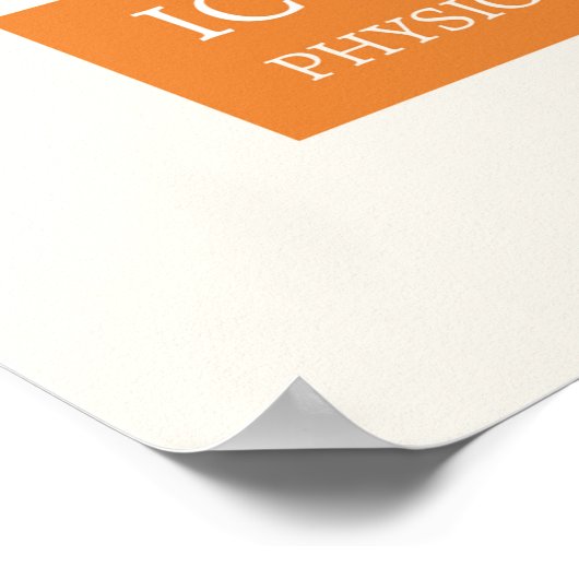 図像学 – 物理学 ポスター (角)