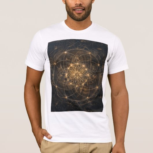 図形が祈りの言葉 Tシャツ (正面)