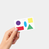 図形とアルファベット バッジ (手持ち)