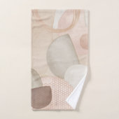 図形とパターンの抽象芸術 バスタオルセット (ハンドタオル)