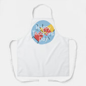 図形と先生の幸せな日 エプロン (正面)