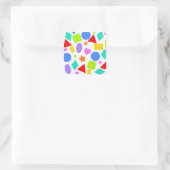 図形と色 スクエアシール (バッグ)