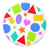 図形と色 セラミックノブ (正面)